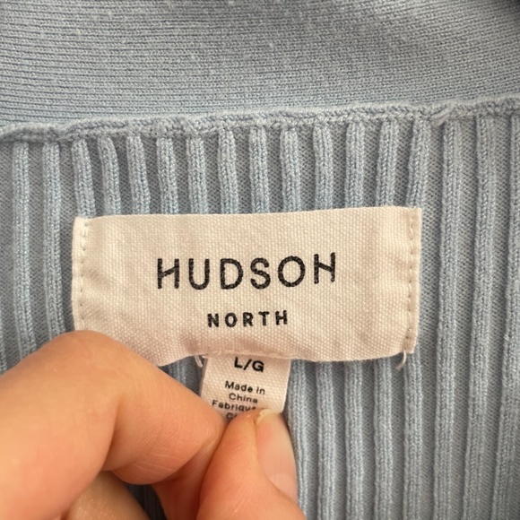 Hudson North Cardigan. Ladies size L. Baby Blue - Picture 3 of 5